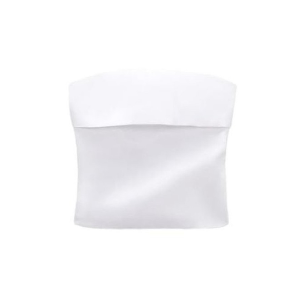 Zara Strapless Top White Size Small